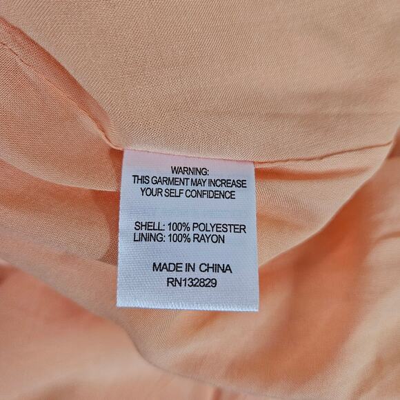 Song of Style Indra Mini Dress Size M Floral Print Tank Fit Flare Yellow Peach - Picture 6 of 8